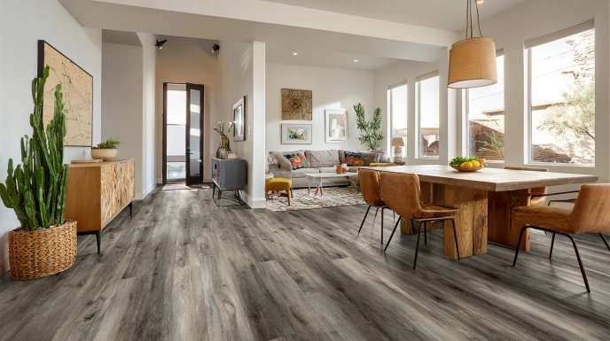 Modern interior with versatile vinyl flooring