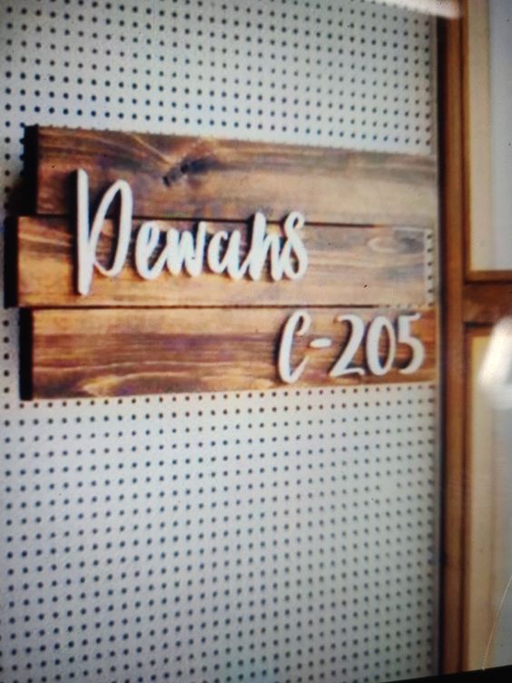 acrylic name plate design