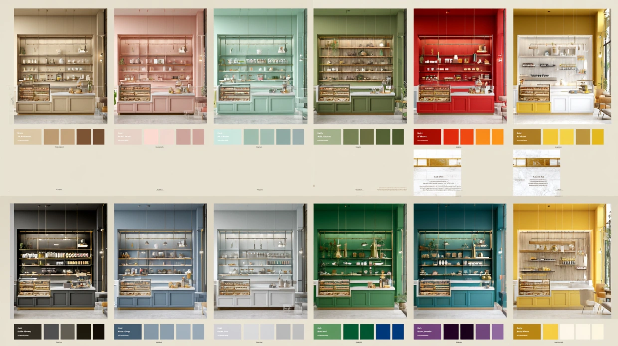 8 bakery colour palette ideas