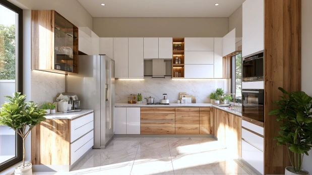 Compact laminate kitchen countertop