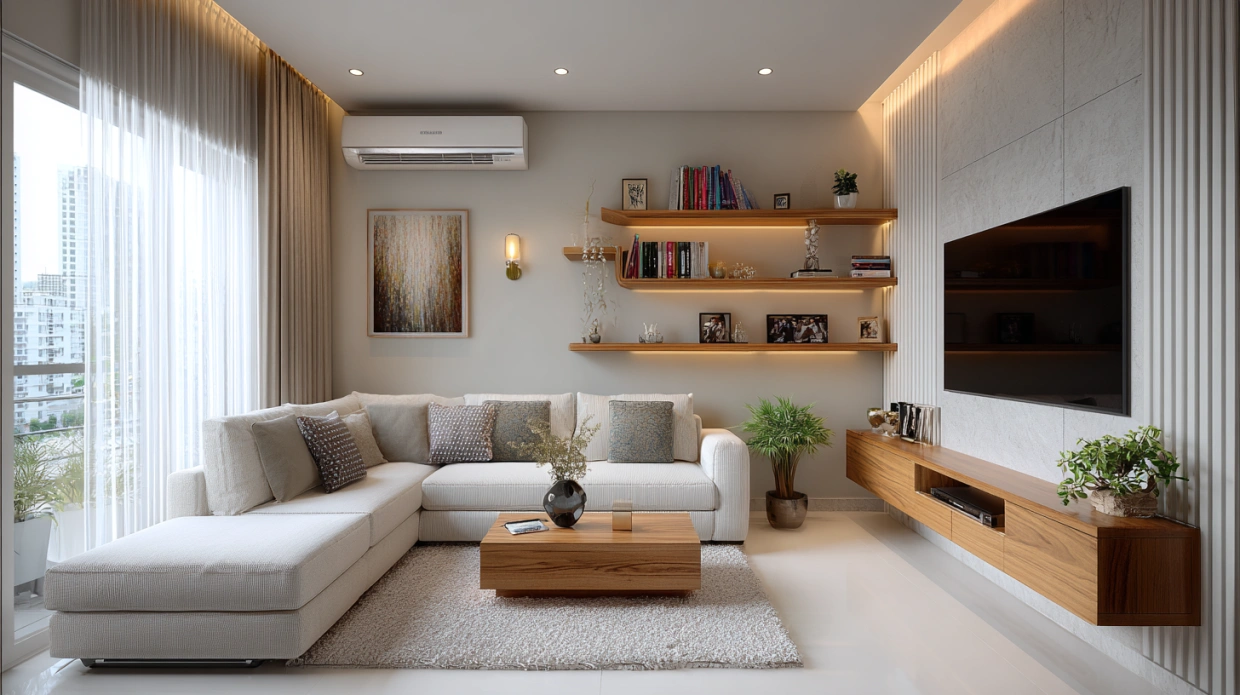 Small minimalist living room design