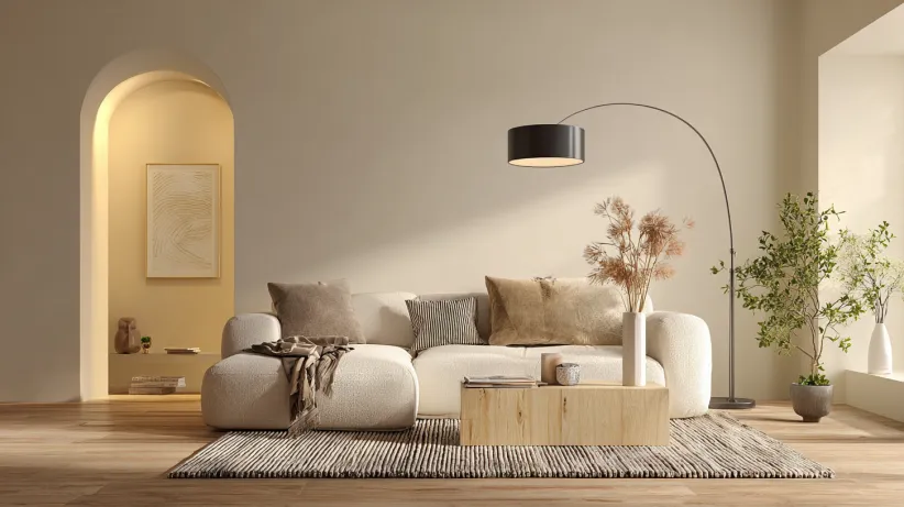 Complement the overall design living room light