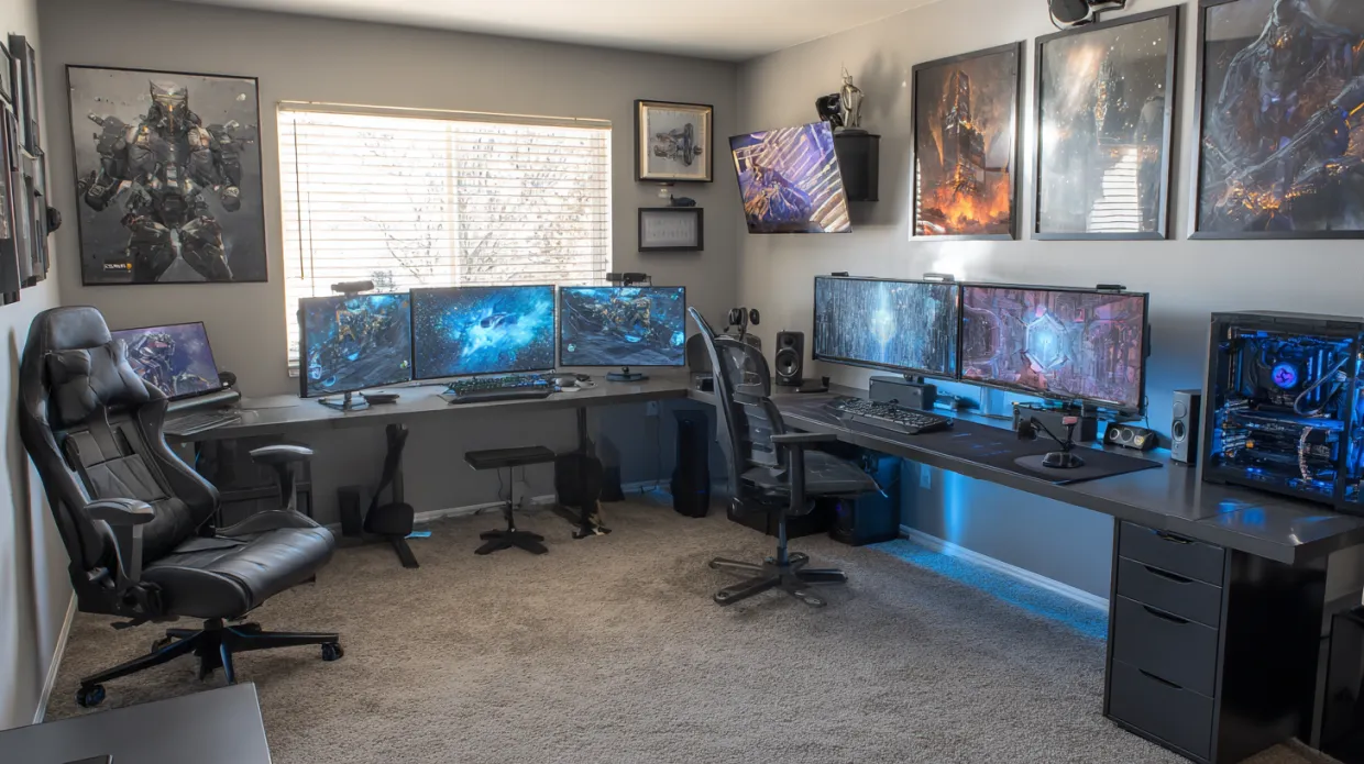 12+ Futuristic and Cool Gaming Room Design Ideas for Your Dream Home