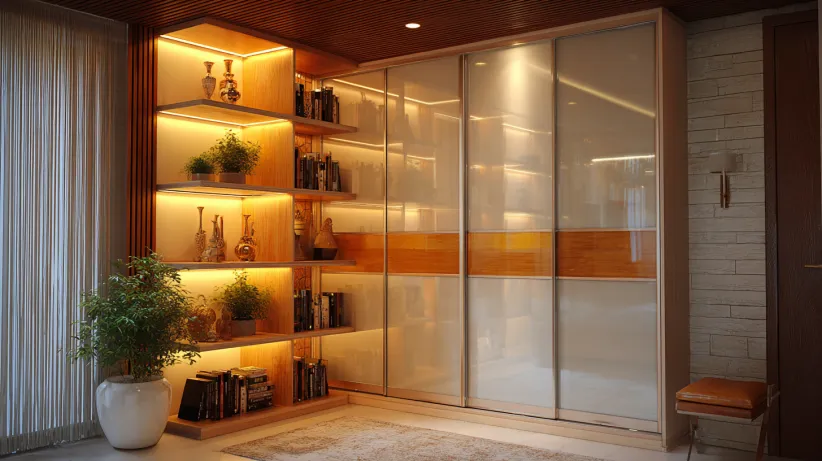 Corner shelves ideal for compact spaces