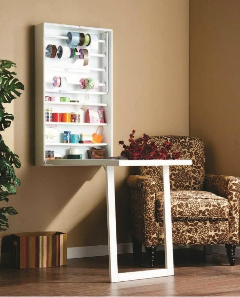 wall-Mounted Corner Table