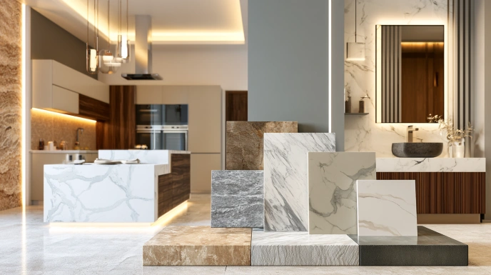 Best Countertop Materials for Kitchen and Bathroom in India 2026