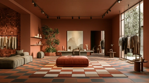 Custom pigmented IPS flooring