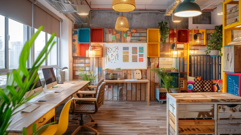 DIY decor ideas for budget-friendly Indian workspaces