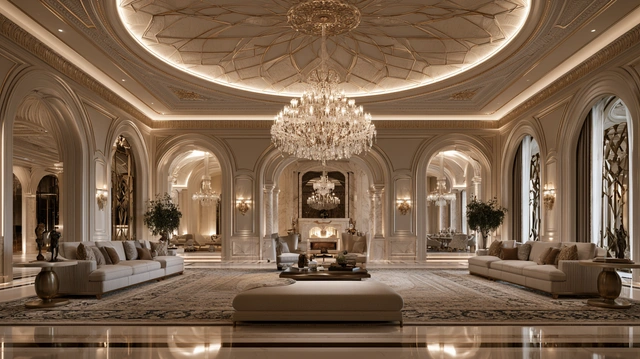 Art Deco fibre ceiling