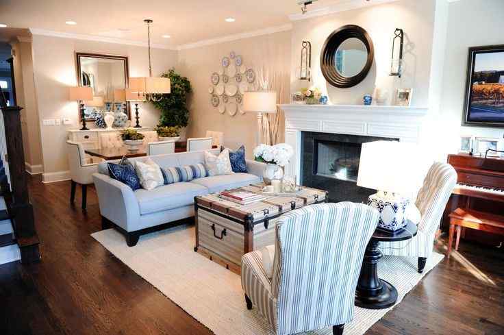 rectangle living room dining room combo