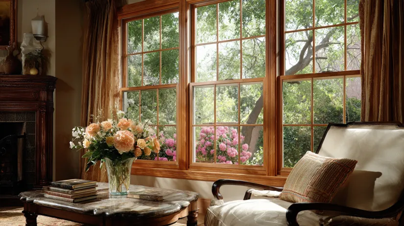 double hung window