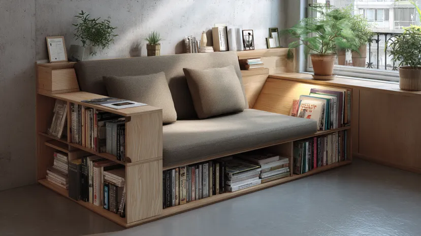 Ekebol Couch with Shelving