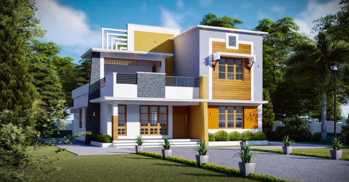 Stunning Elevation Designs for a 2-Floor Building
