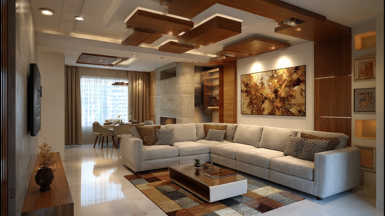 3BHK false ceiling cost