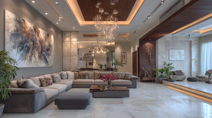 Hall false ceiling design price