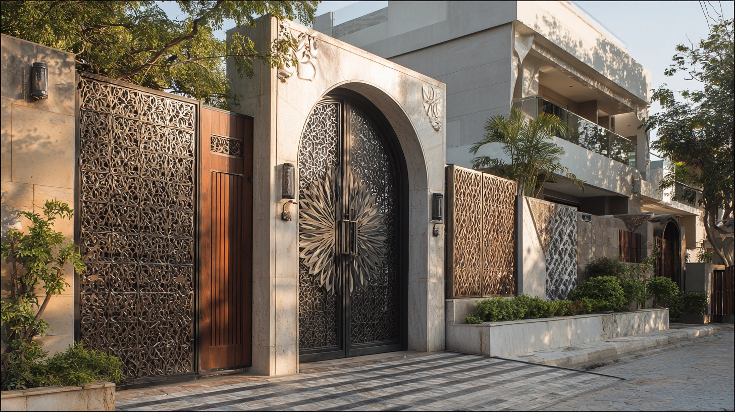 Beautiful Arch Gate Designs Featuring - Iron, Steel and Wooden Gates