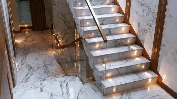 Floor tiles design for stairs