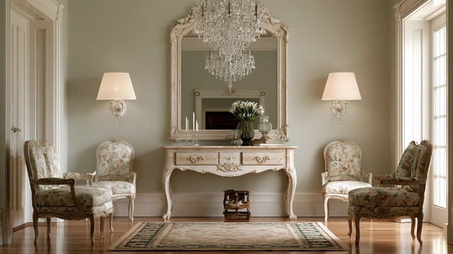French-style foyer design