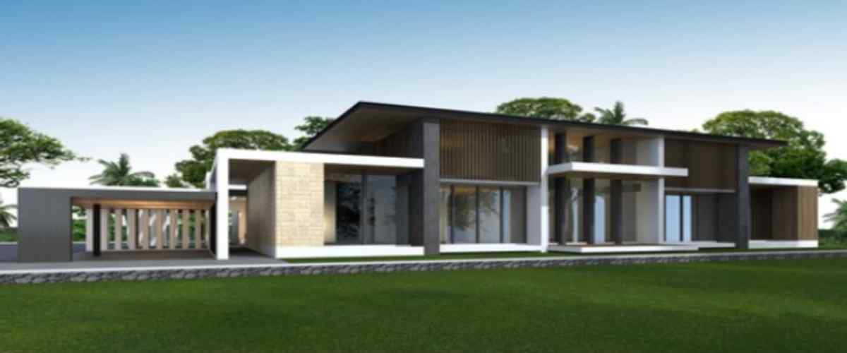 3D House Front Elevation