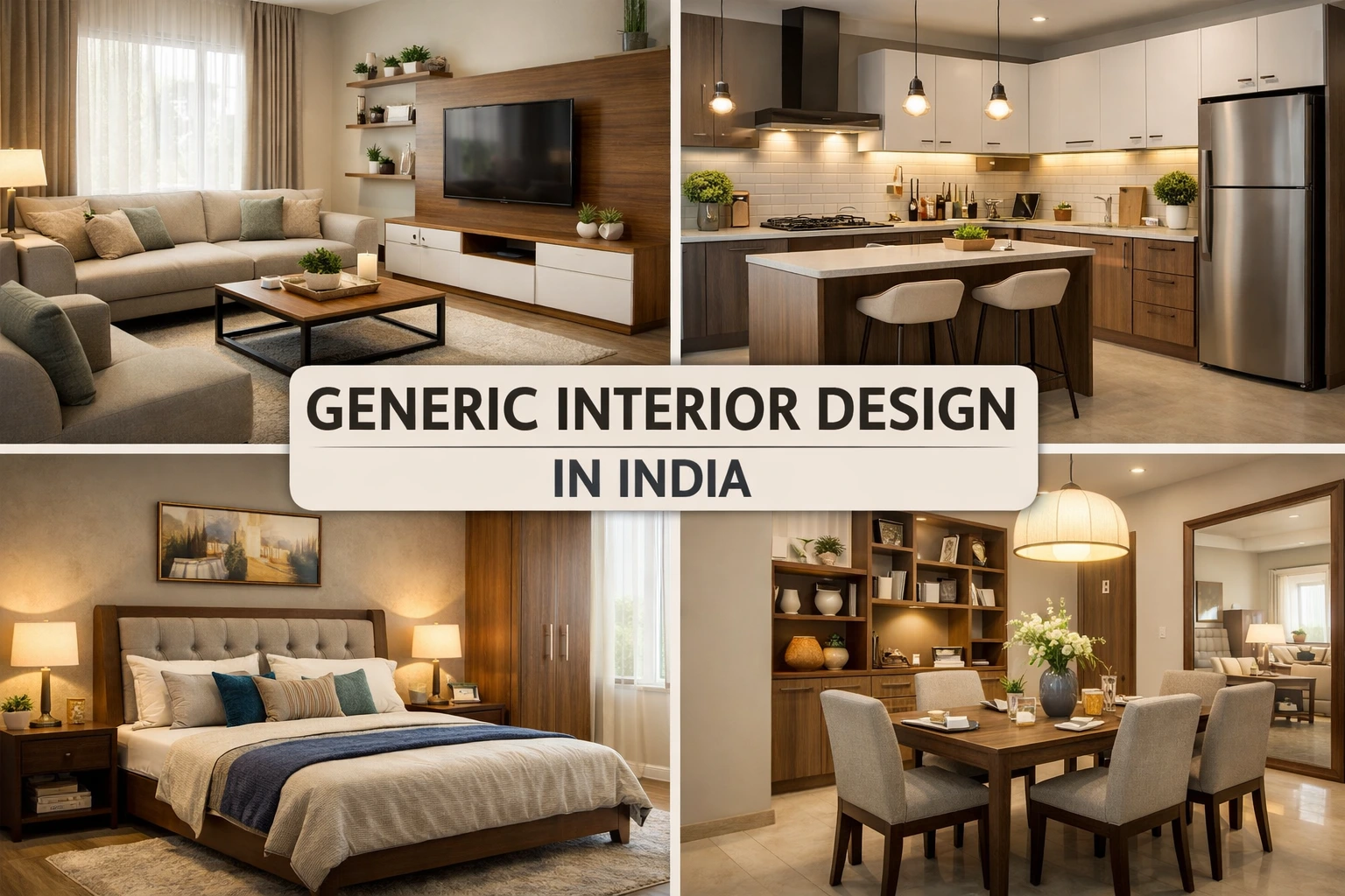 Generic Interior Design Cost in India: Complete Pricing Guide for 2026 with Calculator