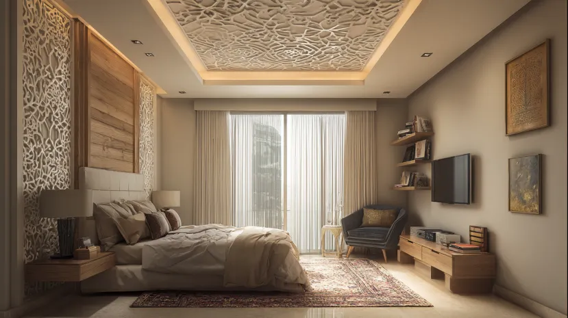 geometric arabic pattern cement pop design for elegant interiors