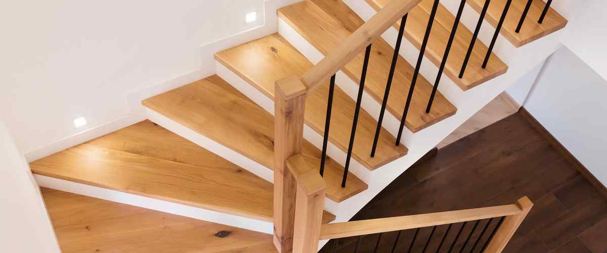 Geometric step staircase design