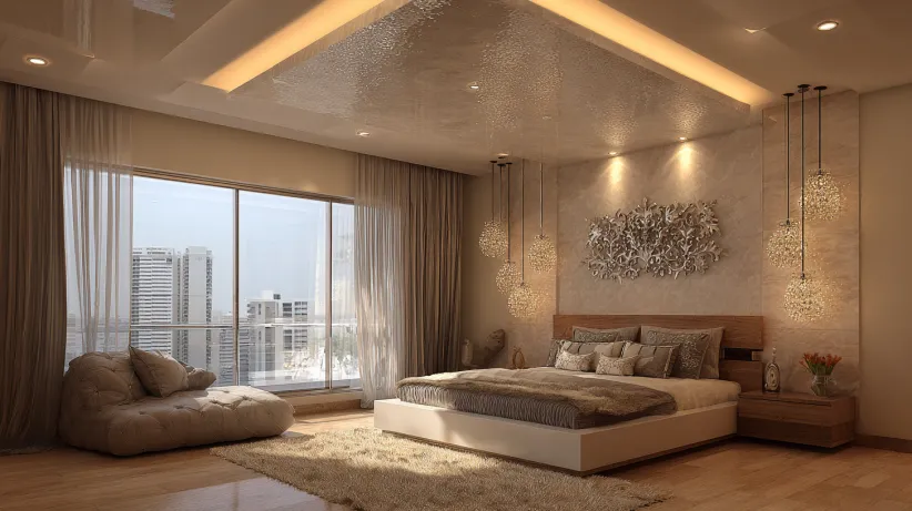 glamorous l shaped false ceiling design for modern interiors