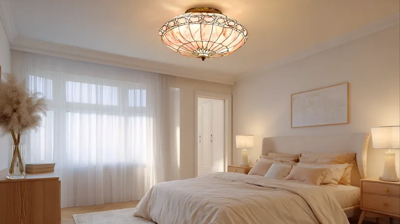 Glass Fixture Ceiling Light Design