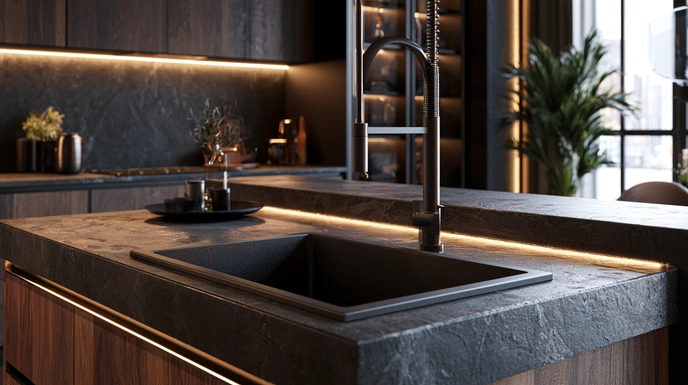 Granite composite kitchen sink