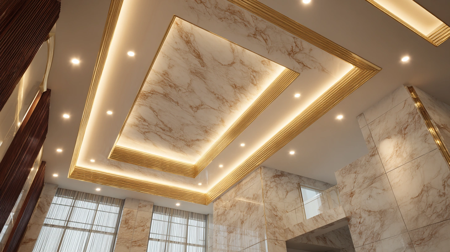 Premium gypsum ceilings offer superior finish, durability, and design elegance.