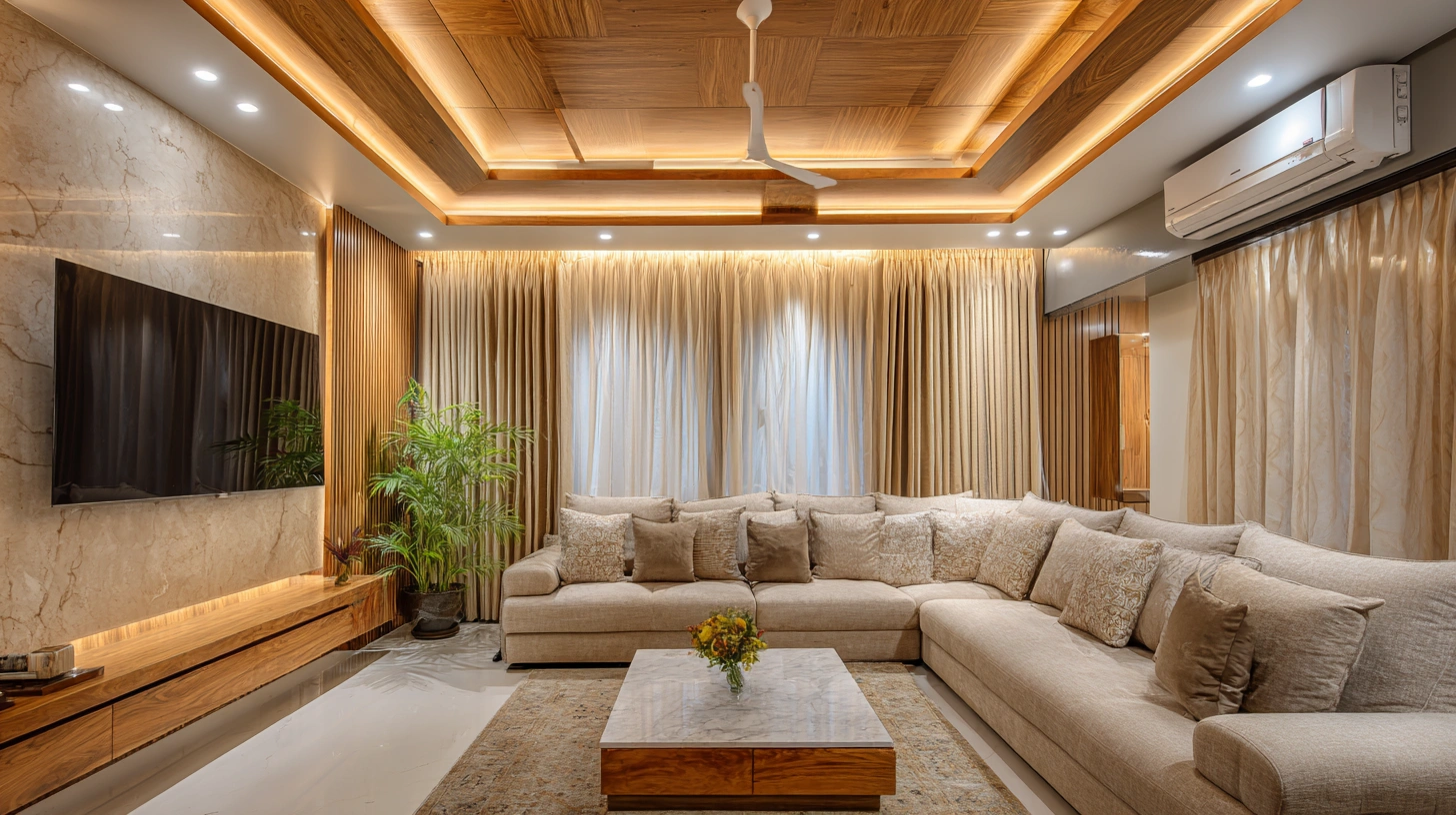 Gypsum Ceiling Design for Living Room: Complete Ideas, Types & Cost Guide 2026