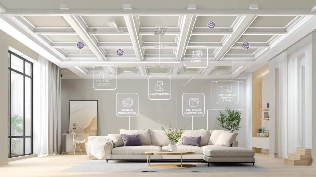 Understanding each component helps manage gypsum ceiling costs effectively.