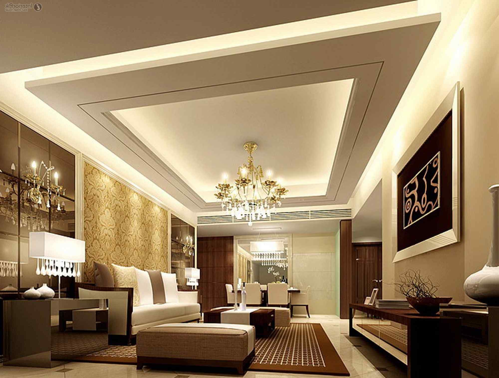 false ceiling design for dining room