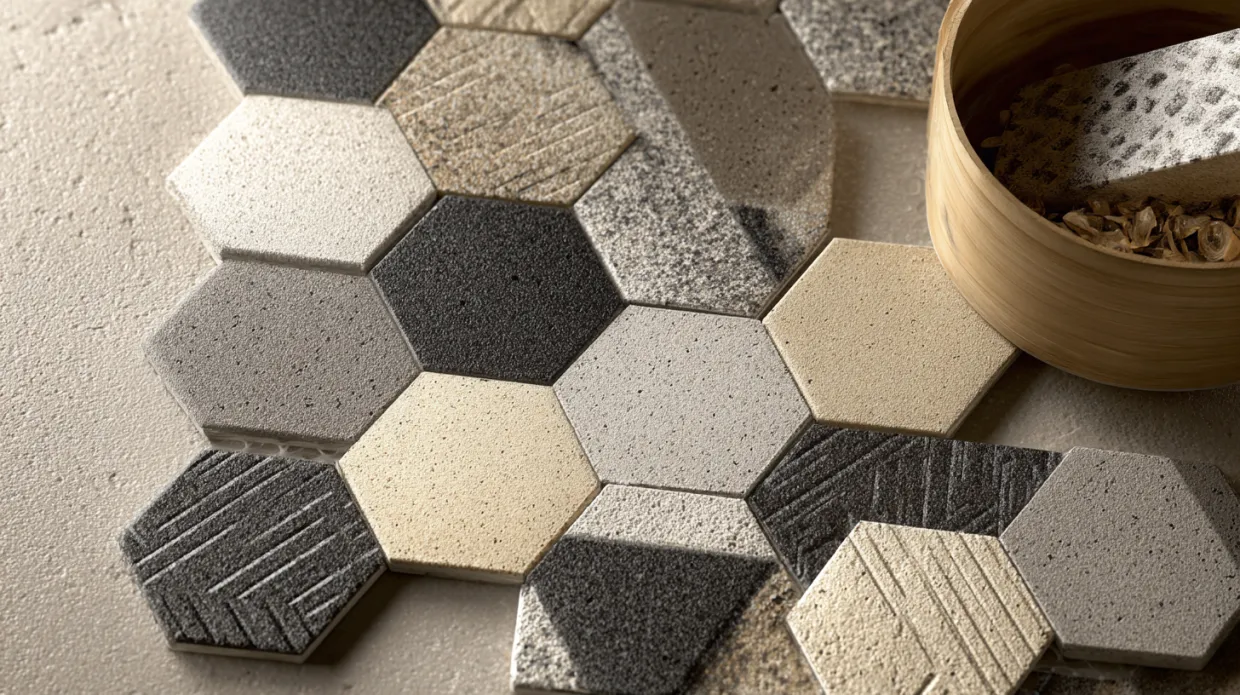 half cement half rock wall design combining industrial and natural textures for modern rustic interiors