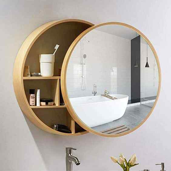 hidden shelves bathroom shelf designs