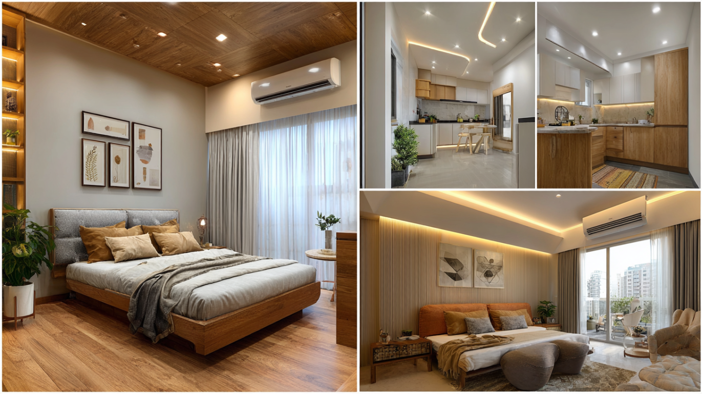 Choosing ceiling design for small rooms