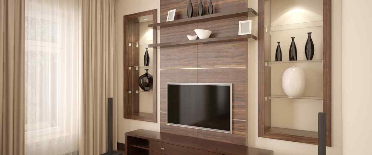I Shape TV Unit Design