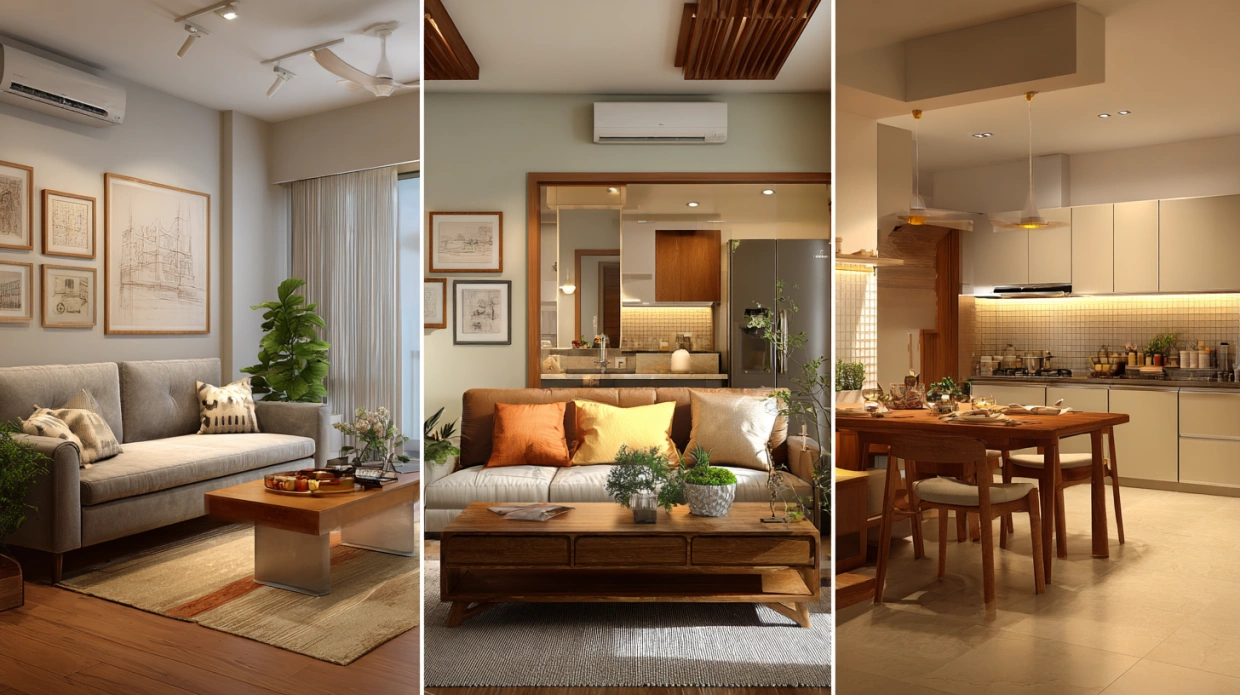 2 BHK interior design cost comparison