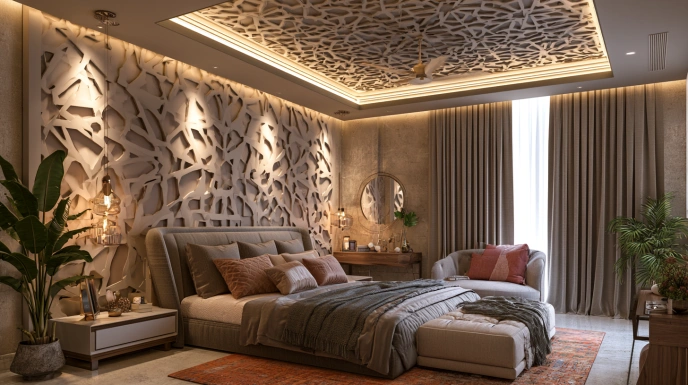 POP jaali ceiling design