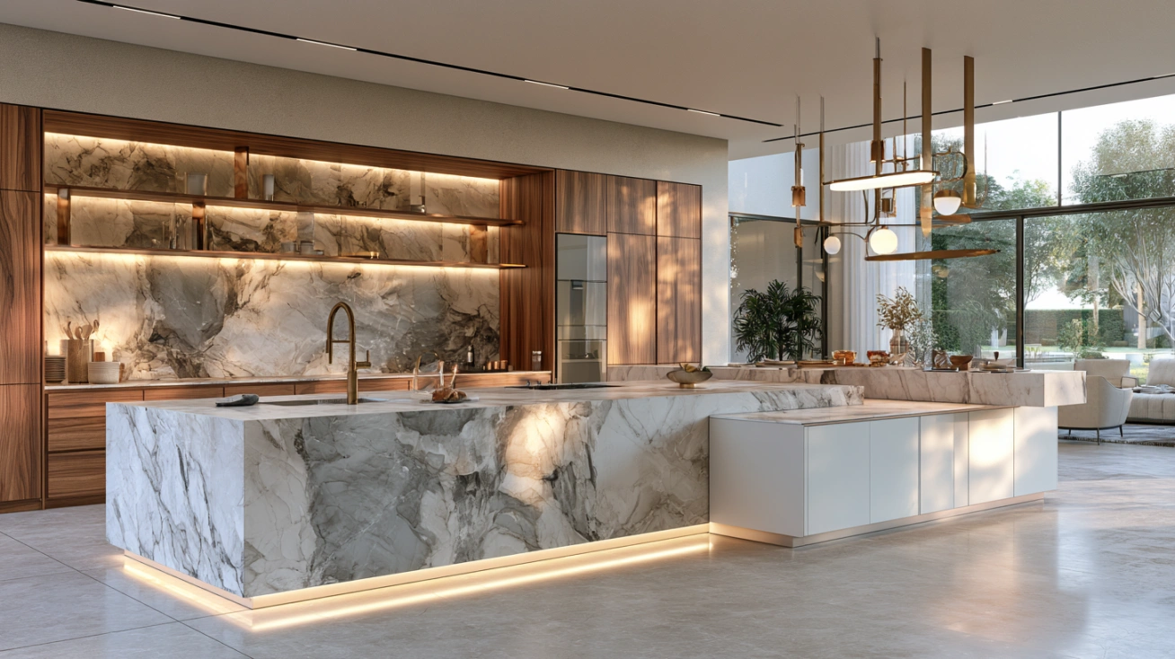 15 Modern Kitchen Marble Designs to Elevate Your Cooking Space in 2026