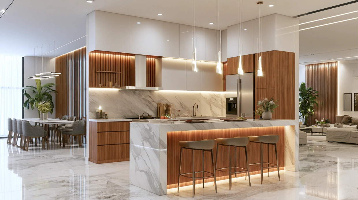 Kitchen with Breakfast Counter Design Ideas for Indian Homes in 2026