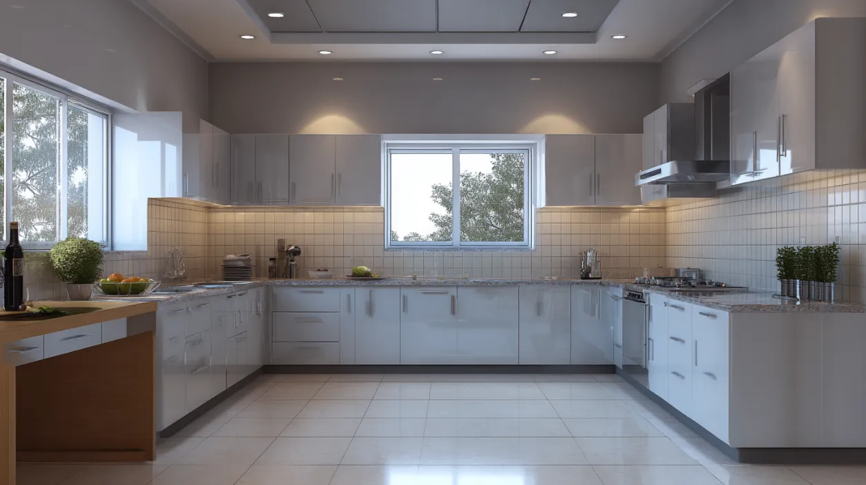 Large generic modular kitchen interior design
