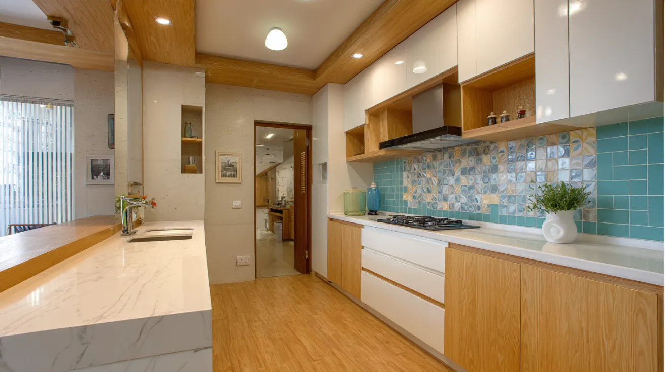 Light Coloured Wood for Kitchen Interior Design Ideas