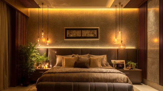 Romantic lighting ideas for couple bedrooms