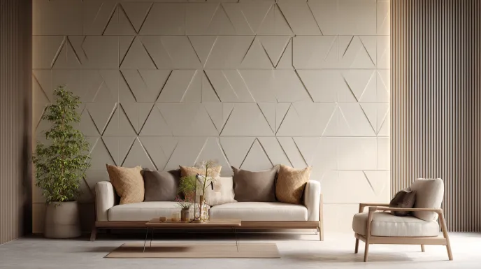 lines and simple shape tiles for walls with modern patterns, ideal for minimalist and contemporary interiors
