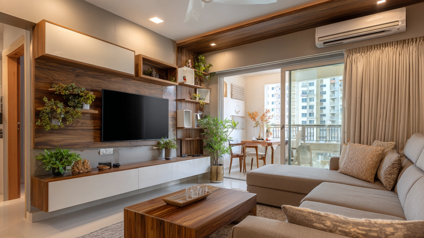 Living Room 1 BHK Flat Interior Design: Complete Guide for Indian Homes