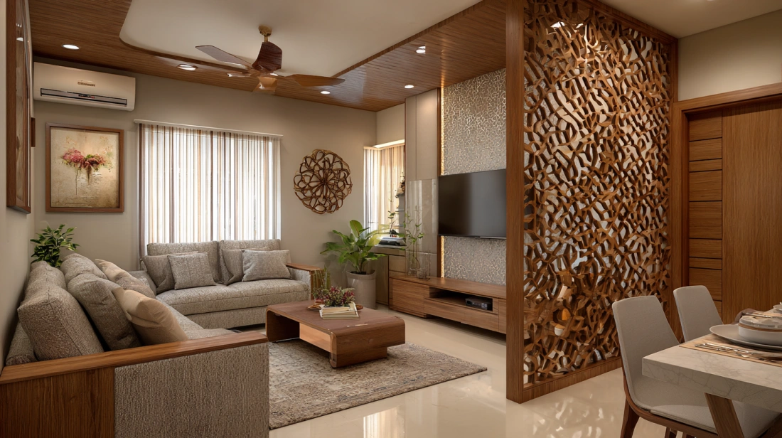 10 Living Room CNC Partition Design Ideas for Indian Homes in 2026