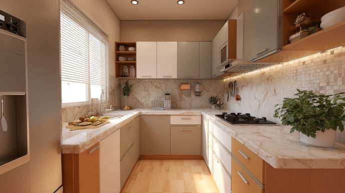 Low Cost L Shaped Modular Kitchen Designs Catalogue: Full Price Guide 2026