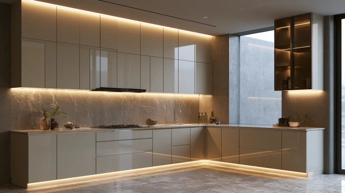MDF kitchen cabinet