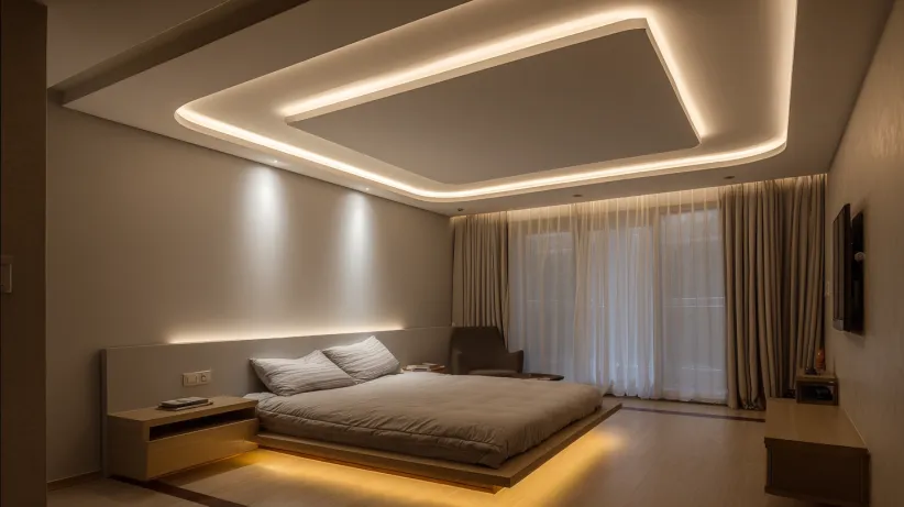 Minimalist Bedroom Ceiling Light Design